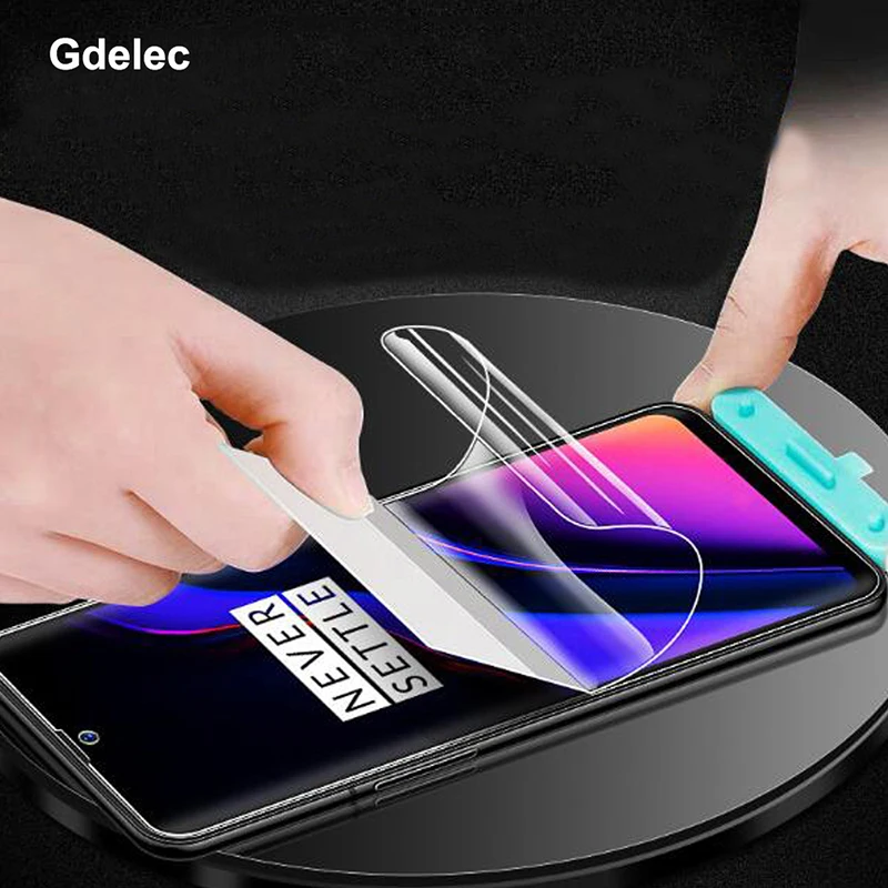 HD мягкая Гидрогелевая пленка Передняя+ задняя для ONEPLUS 7 pro 6T 6 5T TPU nano Защитная пленка для экрана с инструментами(не стекло