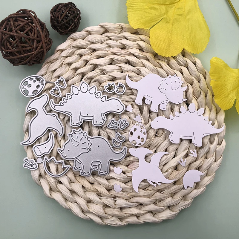CH Dinosaur Paradise 3D подарок Прошитые DIY штампы для скрапбукинга ремесло тиснение