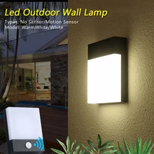 20 Вт для двора, крыльца, отеля, прохода, сада, коридора, аллюминиевый современный непромокаемый домашний водонепроницаемый Светодиодный Уличный настенный светильник