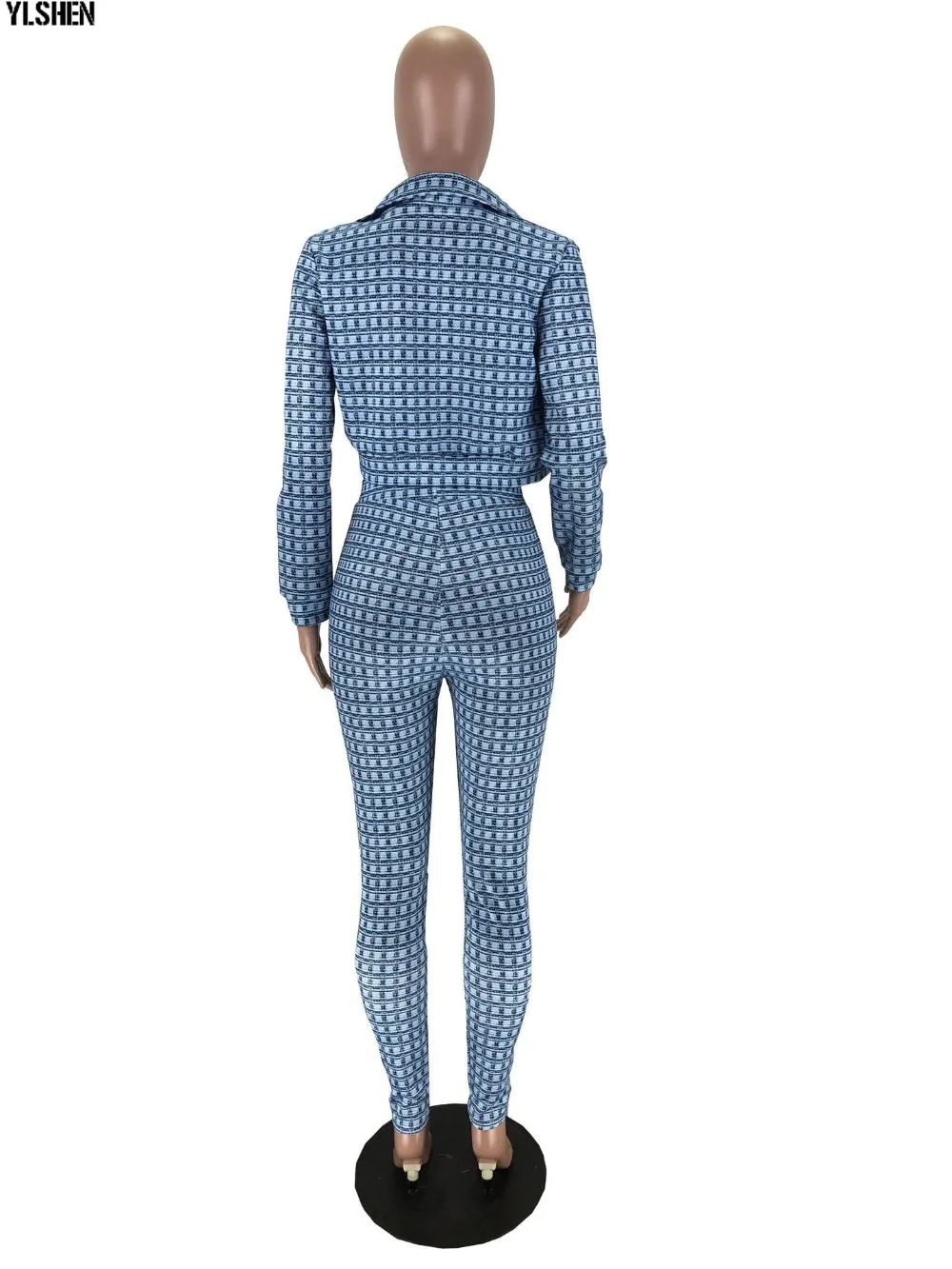 2 Two Piece Set Women African Clothes Dashiki Fashion Sexy Suit (Top And Pants) Super Elastic Party Plus Size Suits For Lady 20