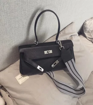 

Bag Women 2020 New Trendy Large Capacity Wide Shoulder Strap High Quality Leather Bag Armpit Bag Kelly Bag Women Luxury Bag
