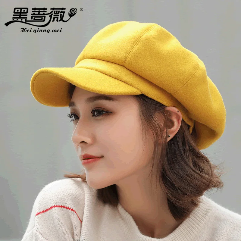 Solid Cap|Men's Newsboy Caps 