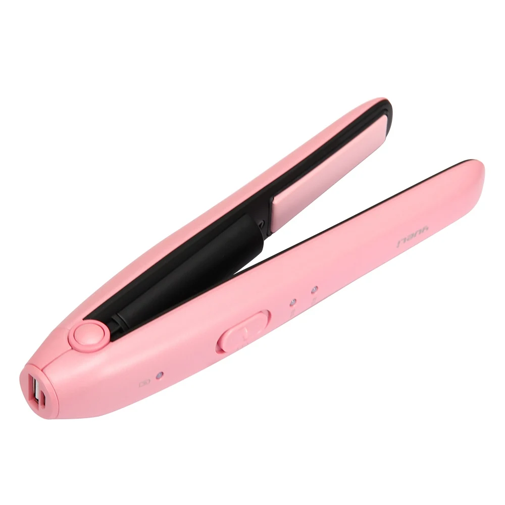 Yueli-Mini-Wireless-Hair-Straightener-Pink-623227-