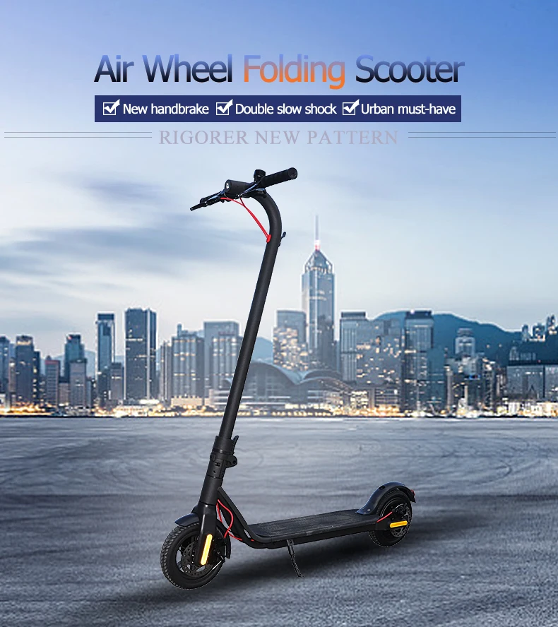 E Scooter Long Distance up to 35KM with 36V 10ah Battery 8.5 inch Longboard Foldable Electric Scooter Patinete Eletrico Adult