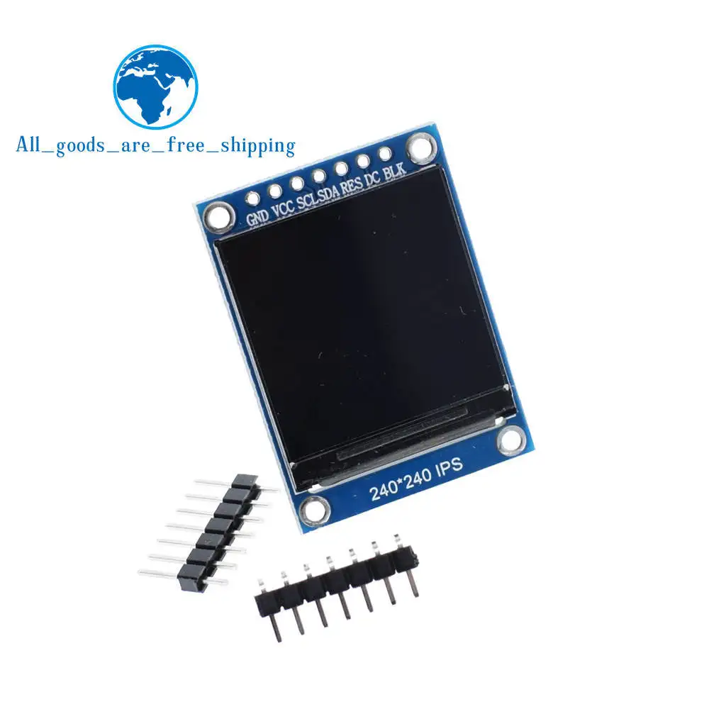TZT TFT дисплей 0,96/1,3 дюймов ips 7P SPI HD 65K полноцветный ЖК-модуль ST7735 Привод IC 80*160(не OLED) для Arduino