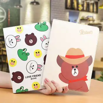 

For iPad 10.2 Protective Cover Air2 Flat Mini54321 Silicone Pro10.5 Soft Shell Cartoon