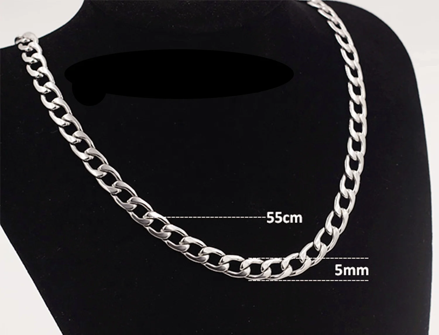 LUXUKISSKIDS Gold Chain Necklace For Men Women 5mm/7mm Stainless Steel Necklaces Set Long Chain For Jewelry Making Wholesale