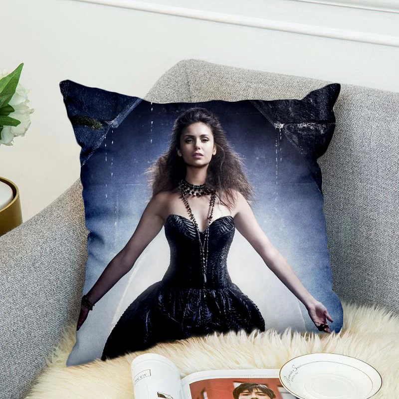 the Vampire Diaries Pillow Case Polyester Decorative Pillowcases Throw Pillow Cover style-6