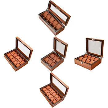 

Luxury Handmade Wood Watch Box Wood Clock Box Watch Case Time Box for Watch Holding