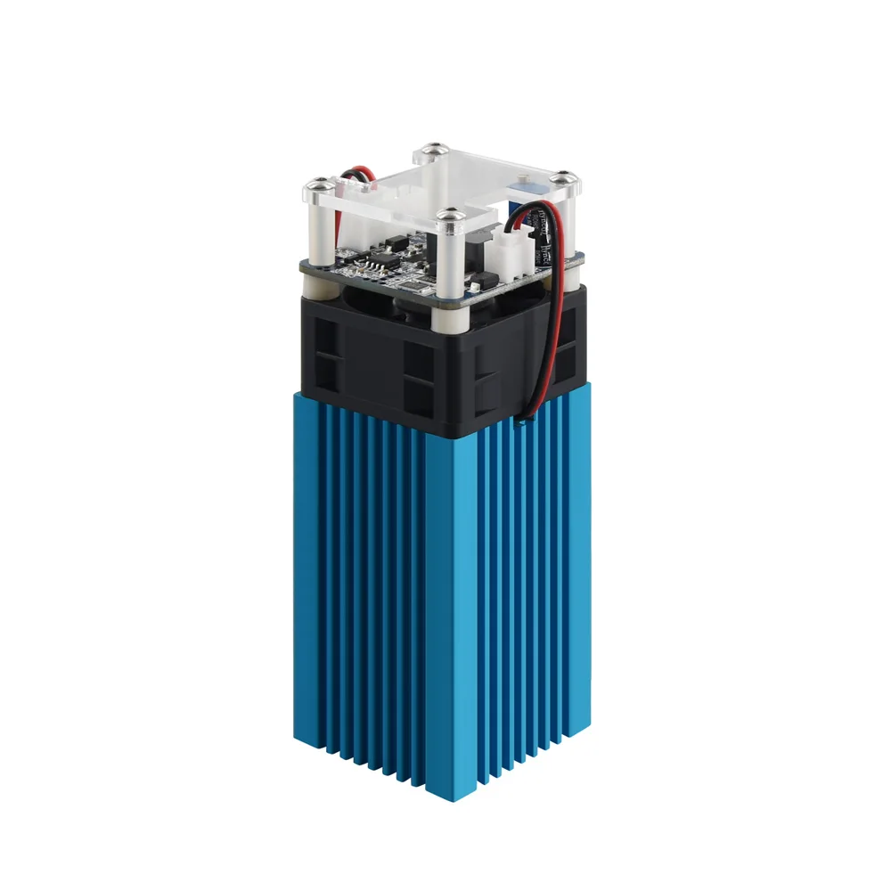 40W High Power 450NM Fixed Focus Blue Laser Module  Laser Engraving And Cutting TTL Module 5500mw Laser Tube + Lifting Table