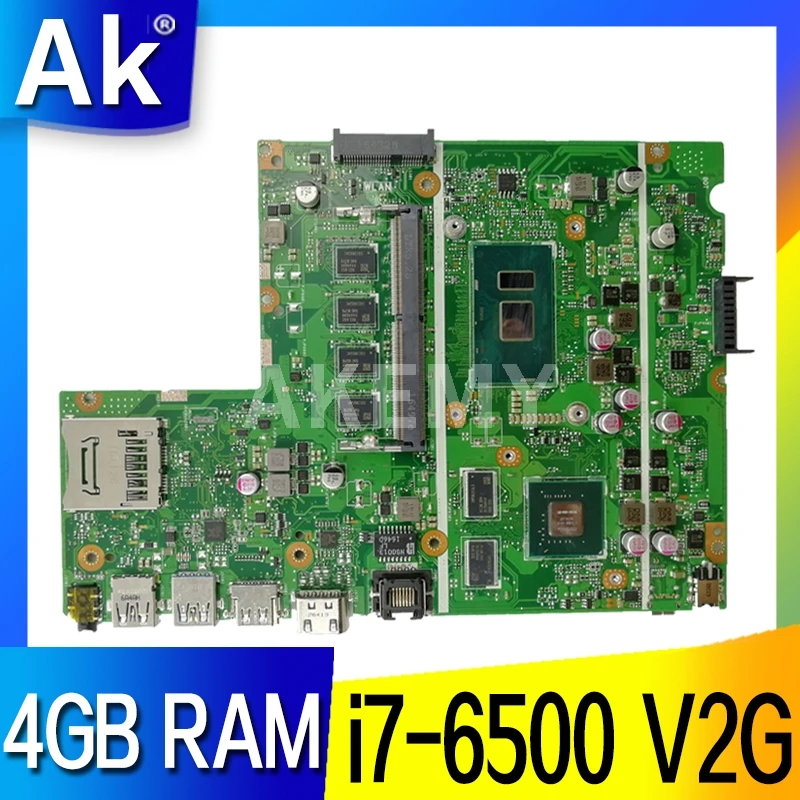 Материнская плата Akemy X541UVK для For Asus X541UJ X541UV X541U F541U R541U материнская ноутбука i7 6500U CPU