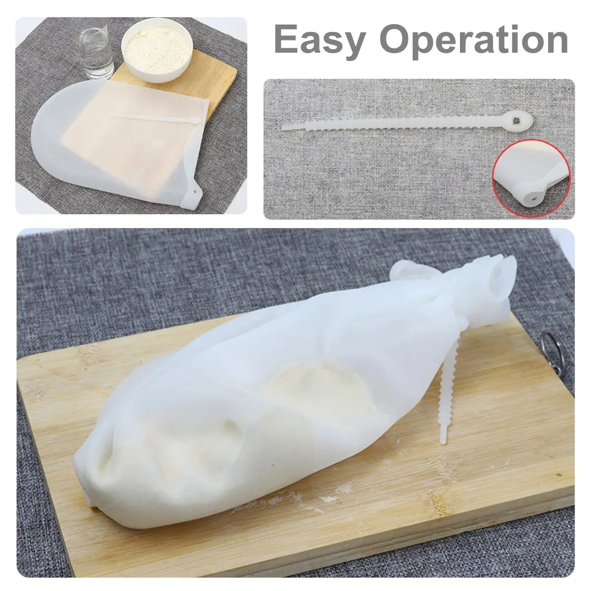 1500/3000 мл инструменты для приготовления кондитерских изделий Мягкая силиконовая сохраняющая разминающая мука для теста-мешалка многоразовые аксессуары для гаджетов для кухни