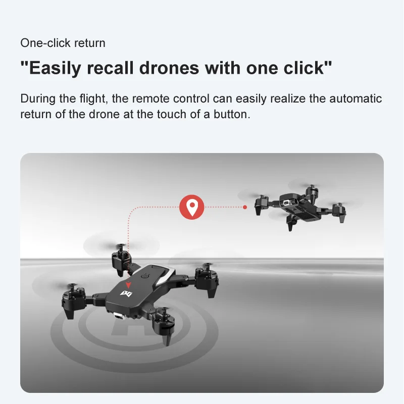  New KK6 Mini Drone with WIFI FPV 4K HD Camera Hight Hold Mode RC Helicopter Foldable Gesture Selfie