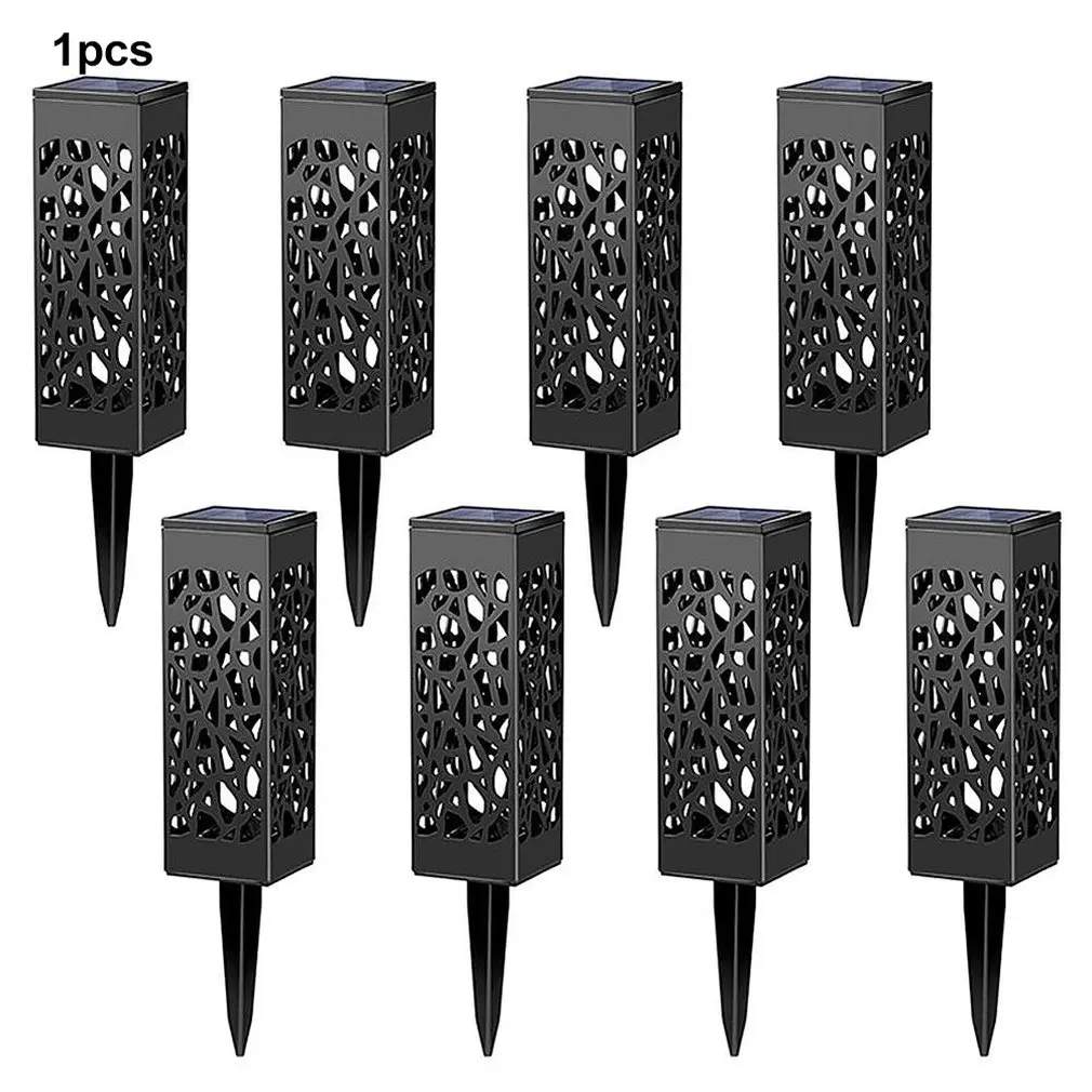 

Solar Powered Lawn Lamp Garden Courtyard Landscape Light Ip44 Waterproof Path Spot Lamp Hollow-Out Led