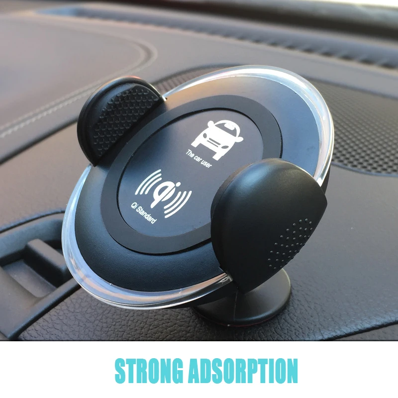

QI Wireless Car Phone Charger 10W Wireless Charger Phone Holder Fast Charging Mobile Phone Auto Stand for iPhone Samsung Xiaomi