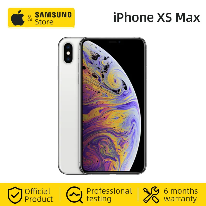 Разблокированный Смартфон Apple iPhone XS Max 512GB A12 6,5 дюймов Super retina на весь экран(используется 95% Новинка