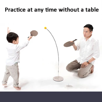 

Portable Table Tennis Ball Training Machine Home Exercise Ping Pong Self-training Tool Beginners Self-study Accessories