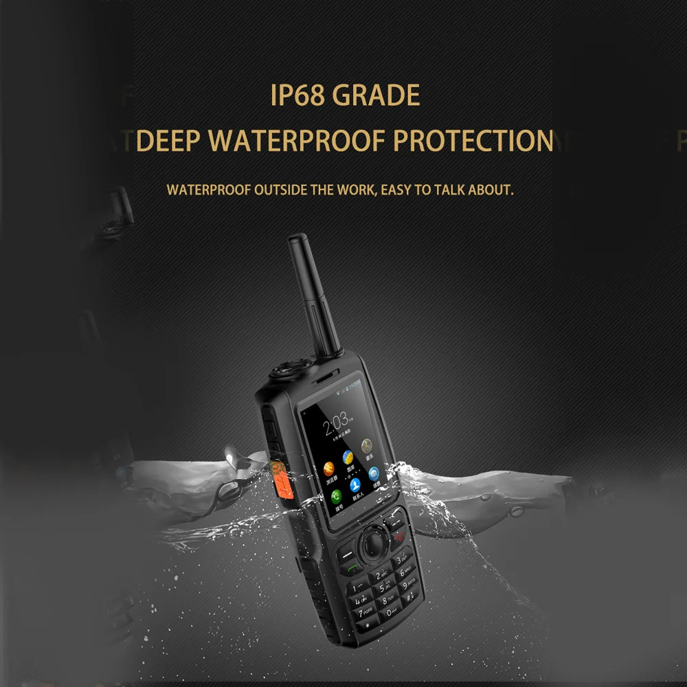 

Electronics Walkie talkie Smart Phone Zello system Waterproof 400-470MHz