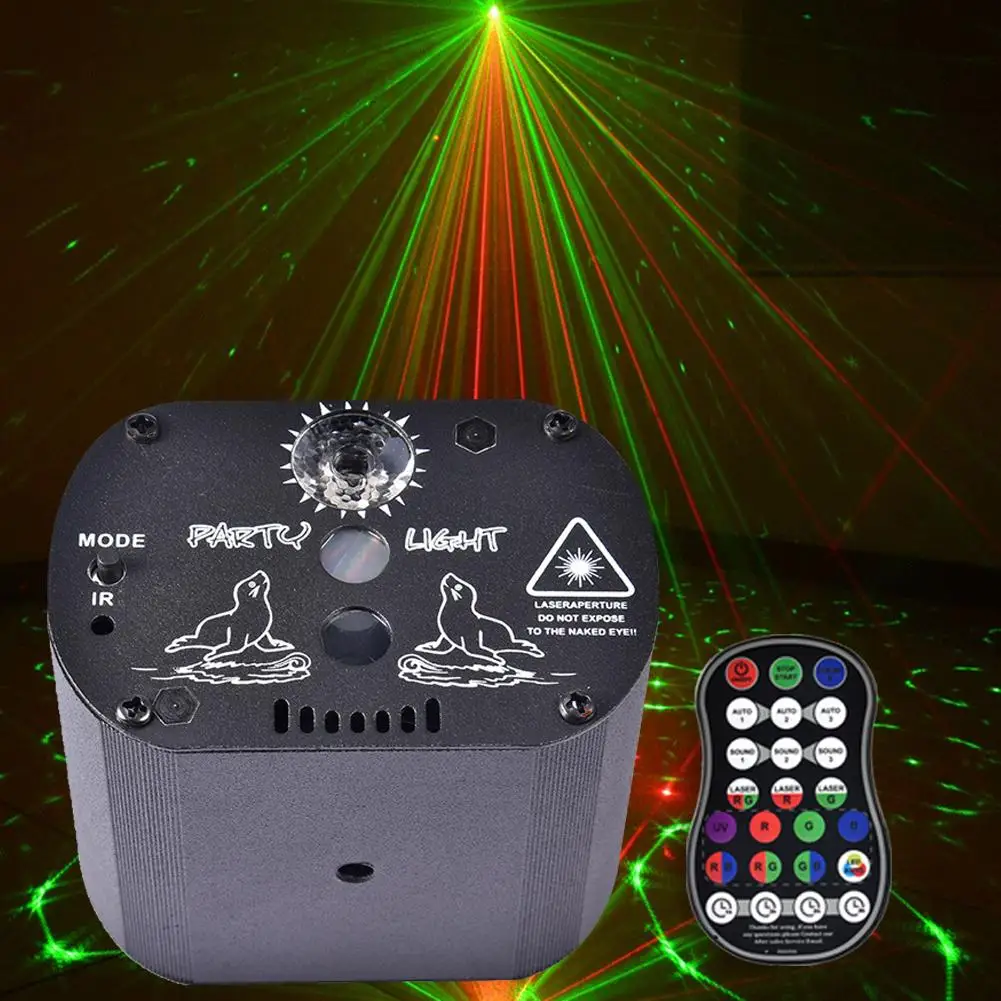 Мини проектор светильник дистанционным управлением RGB лампа звездное небо