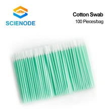 Scienode – coton tige non tissé, 100 pièces/lot, anti poussière, pour lentille de mise au point propre et fenêtres protectrices, taille 70mm 100mm 125mm 160mm