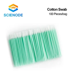 Scienode 100pcs/Lot Size 70mm 100mm 125mm 160mm Nonwoven Cotton Swab Dust-proof For Clean Focus Lens And Protective Windows