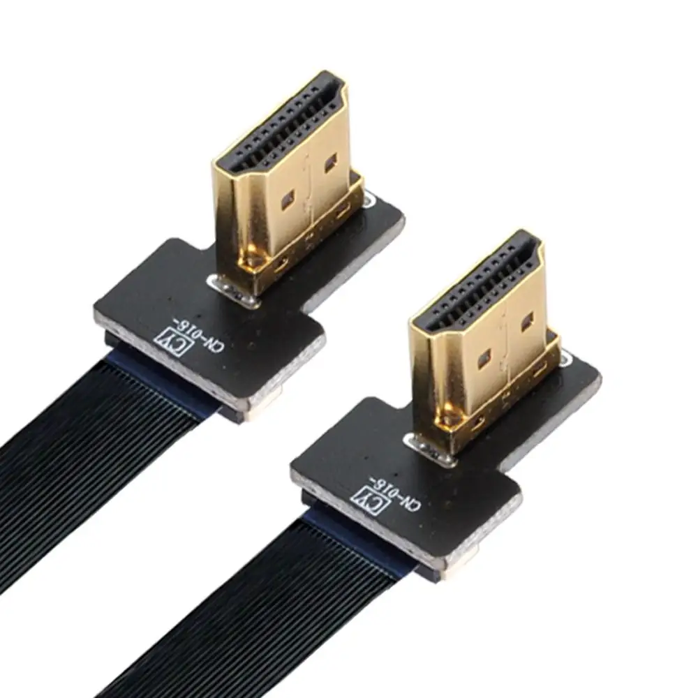 Прямой угол d HDMI-совместим с разъемом A Male и HD TV FPC плоский кабель для FPV