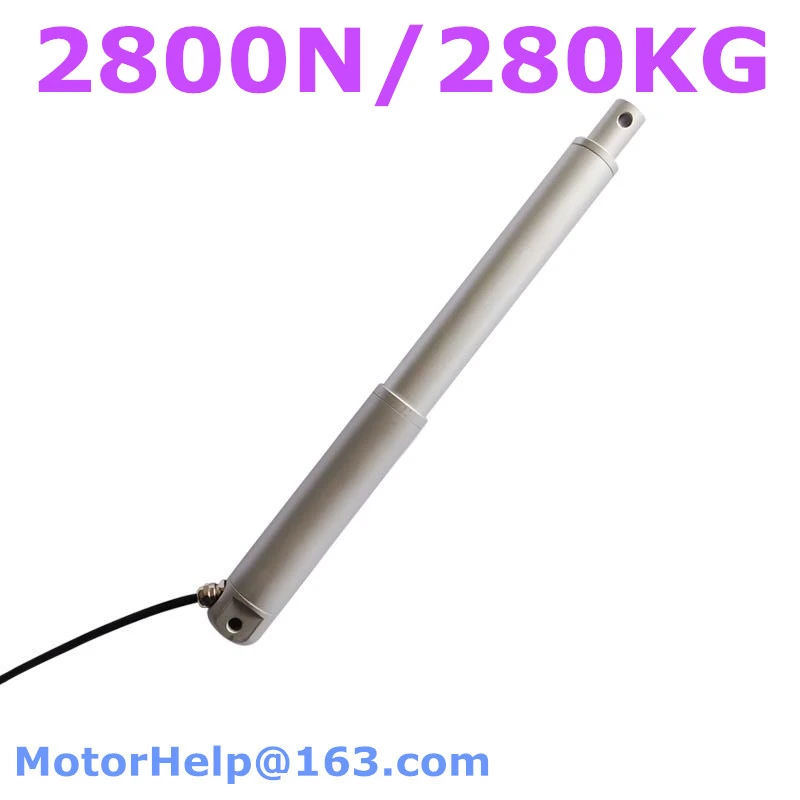 Waterproof High Quality Linear Actuator 70mm/s 2800n 280kg 616lbs Load