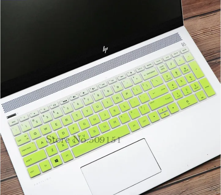 GradualGreen Для hp павильон 15 15-cx серии 15-cx0030ur 15-cx0058wm 15-cx0009nr 15-cx0095tx 15-cx0147tx 15,6 дюйм чехол для клавиатуры протектор - Цвет: GradualGreen