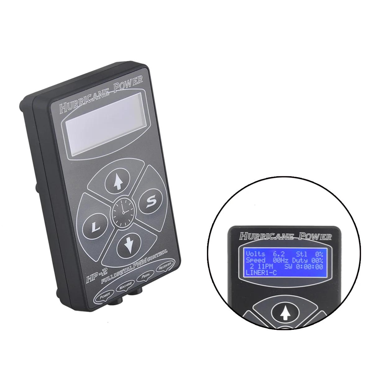 Hp-2 профессиональная татуировка источник питания обновленная татуировочная машина интеллектуальный цифровой ЖК-Макияж Двойной источник питания татуировки набор