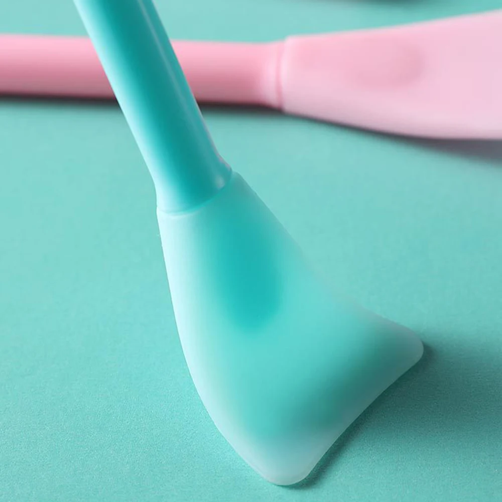 1pc multifunción Facial agitación cepillo silicona suave máscara maquillaje cepillo cosméticos cepillo fácil de limpiar, cuidado Facial herramientas