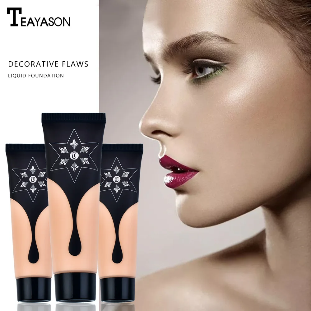 

Matte Light Cream Long-lasting Liquid Face Foundation Makeup Coverage Foundation Natural Oil Control Concealer Cosmetic TSLM1