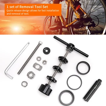 

Bicycle Bearing Press Tool Bottom Bracket Shell Fast Install Removal Tool Kit Universal Bicycle Repair Accessories