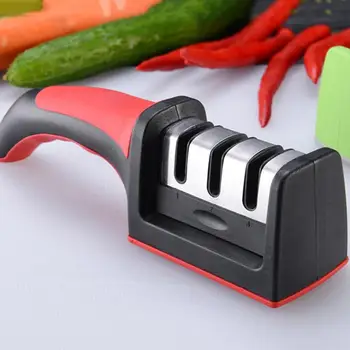

Hot Sale Sharpener Multi-function Multi-function 3 Stages Sharpener Tungsten Steel Quick Cutting Knife Home Supply