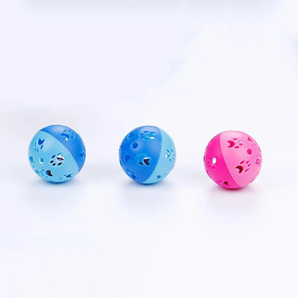 Игрушка для кошек, 10 шт., пустотелый шар, кошка, котенок, Интерактивная игрушка для скретч-прорезыватель, игрушка для игры в домашних животных, колокольчик, Новинка