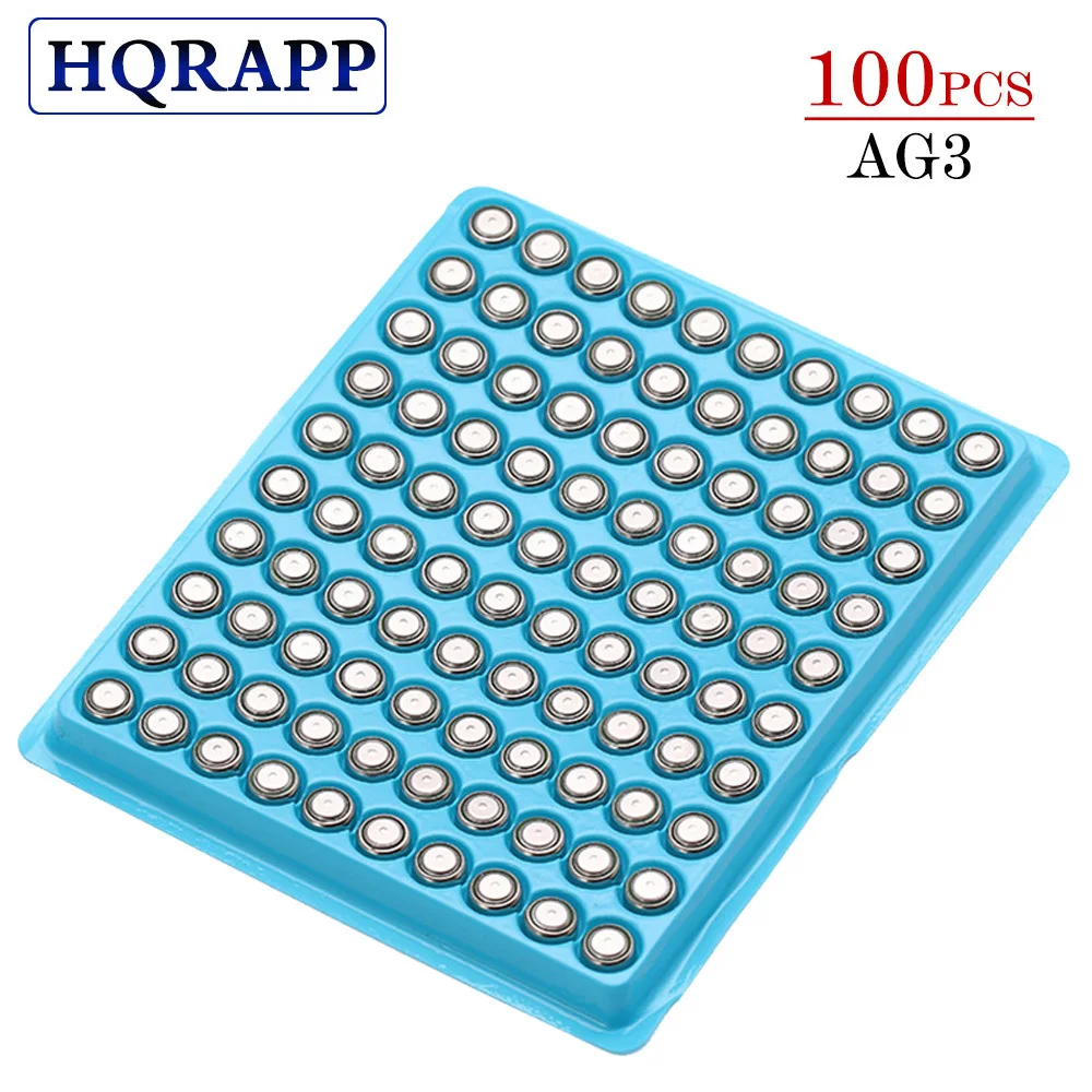 100 шт./лот LR41 AG3 SR41W 392 192 GP192A LR736 батарейки для часов фонарей игрушек | Электроника