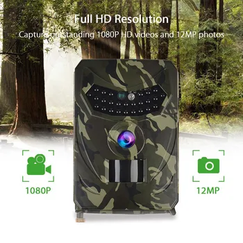 

Hunting Camera 12MP 1080P Scout Photo Trap Night Vision Hunting infraredTrail Camera Scout Wild Hunter camera With Cardreader