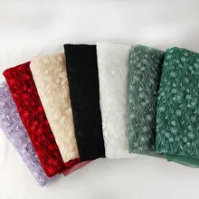 Разноцветная кружевная ткань с цветочной вышивкой шириной 120 см для сада, вечерние платья для свадьбы, дня рождения, домашний декор, ткань ручной работы, лидер продаж