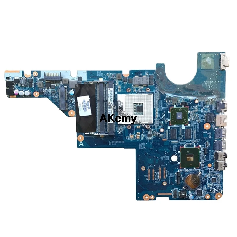 Материнская плата для ноутбука hp Pavilion CQ42 CQ62 G42 G62 595184-001 полностью протестированная DDR3 HM55 PM GPU/512 M Бесплатный процессор