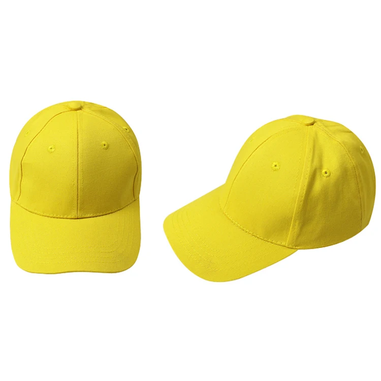 plain yellow baseball cap