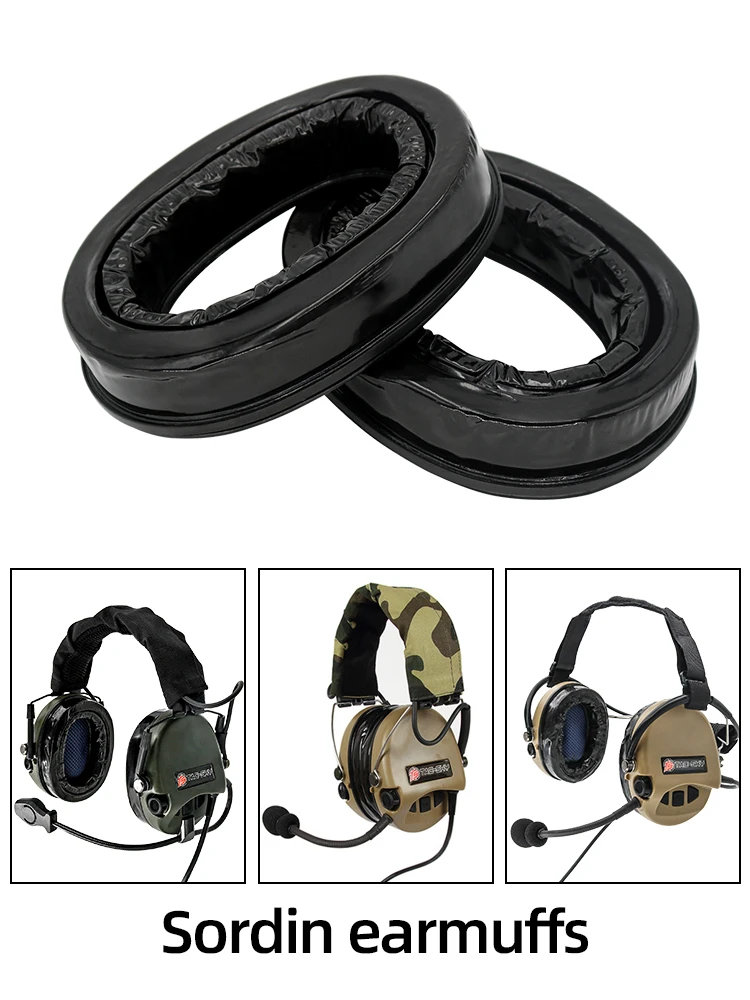 Copas de silicona para auriculares MSA Sordin, repuesto cómodo de sellado de oreja, accesorios para auriculares