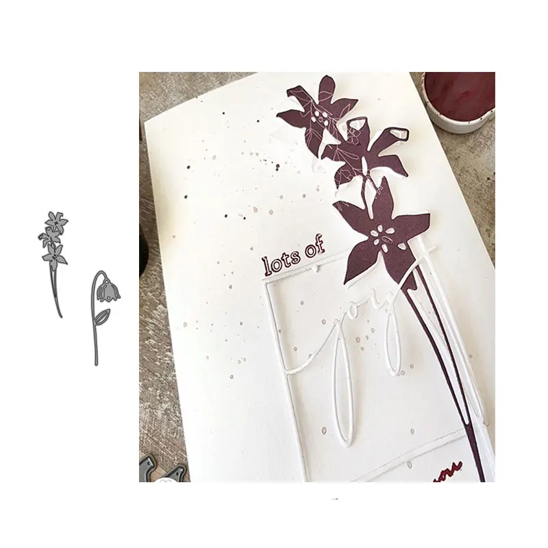 

Metal Cutting Dies for Scrapbooking fine Flowers Die Cut 2020 New Craft Stencil Handmade Card Make Model Knife Mold Decoration