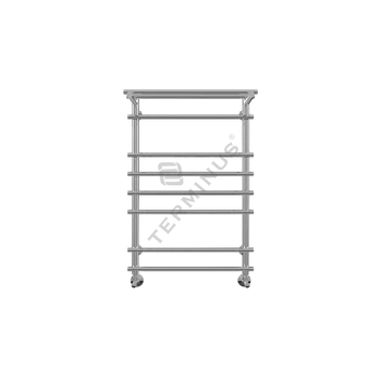

Water heated towel rail ватра with shelf (series standard)