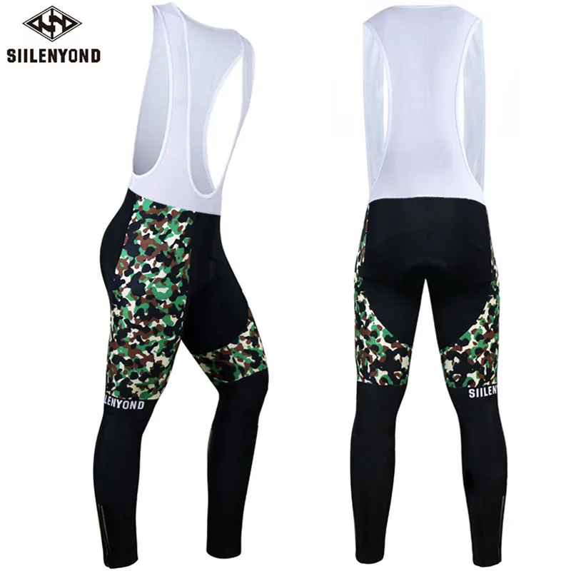 one piece bib pant Siilenyond велосипедный комбинезон с 3D гелевой подкладкой Coolmax противоударные велосипедные MTB велосипедные брюки лайкра гоночный велосипед Велоспорт обтягивающие - Цвет: one piece bib pant