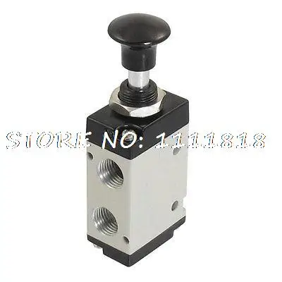 2/3 Way Hand Push Pull Operation Pneumatic Solenoid Valve 1/4&quotPT | Обустройство дома