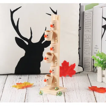 

Montessori Early Childhood Center Inverted Marble Parent And Child Game Children Six Tube Grounder Physics Inertia Educational T