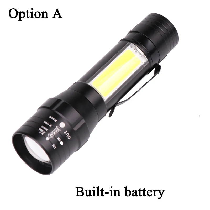 Litwod Z203101 со встроенным аккумулятором CREE XM-L2 T6 COB светодиодный вспышка светильник фонарь Алюминий сплав перезаряжаемый Подседельный штырь велосипедный задний фонарь для кемпинга светильник - Испускаемый цвет: FL177-3101
