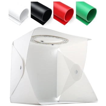 

LED Folding Light Box Portable Photography Photo Studio Softbox Brightness Light Box for DSLR Camera
