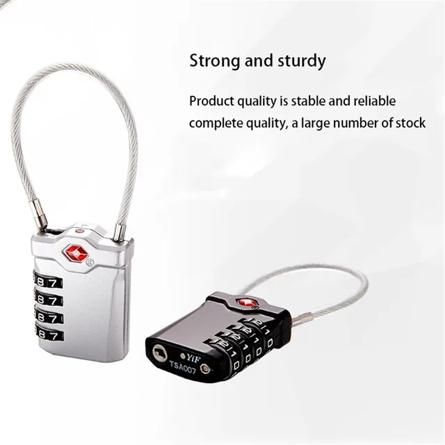 TTLIFE Master Lock TSA Locks Smart Combination Lock for Travel Luggage Suitcase Anti-theft Code Padlock Customs Password Lock