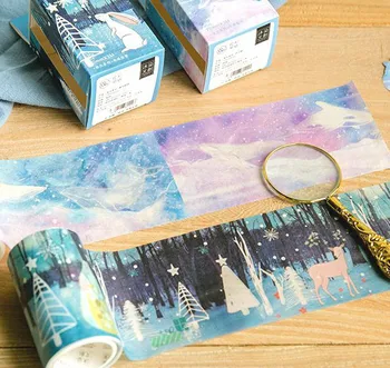 

Forest Theme Cartoon Wide Washi Tape High Quality Japanese Fashion Masking Tape 70mm*3M