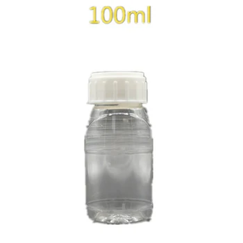 

10pcs 100ml Clear Pet Seal Plastic Empty Liquid Bottles Vial Reagent Sample Container Plastic Cap W/ Gasket Water Bottling